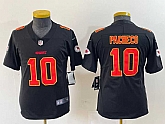 Youth Kansas City Chiefs #10 Isiah Pacheco Black Fashion Vapor Limited Stitched Jersey,baseball caps,new era cap wholesale,wholesale hats